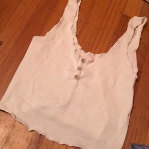 white crop top! never worn!